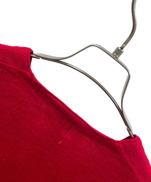 CLASSICS（クラシック）CLASSICS (クラシック) ニットカーディガン レッド サイズ:Mの古着・服飾アイテム