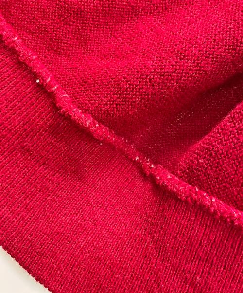 CLASSICS（クラシック）CLASSICS (クラシック) ニットカーディガン レッド サイズ:Mの古着・服飾アイテム
