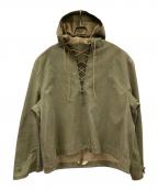 U'S NAVYユーエスネイビー）の古着「ミリタリージャケット N-2 WET WEATHER PARKA（エヌツー ウェット ウェザー パーカー）」｜オリーブ
