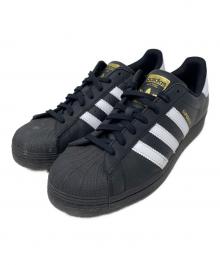 adidas（アディダス）の古着「ローカットスニーカー SUPER STAR（スーパースター）」｜ブラック