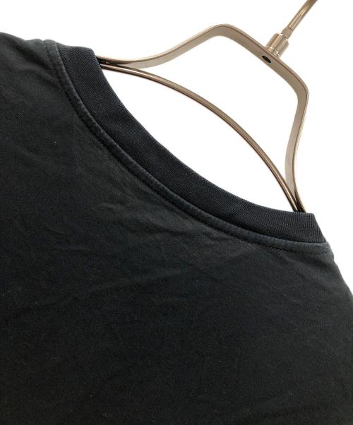 LOUIS VUITTON（ルイ ヴィトン）LOUIS VUITTON (ルイ ヴィトン) フロントロゴ刺繍 エンブロイダリー クルーネック Tシャツ ブラック サイズ:XSの古着・服飾アイテム