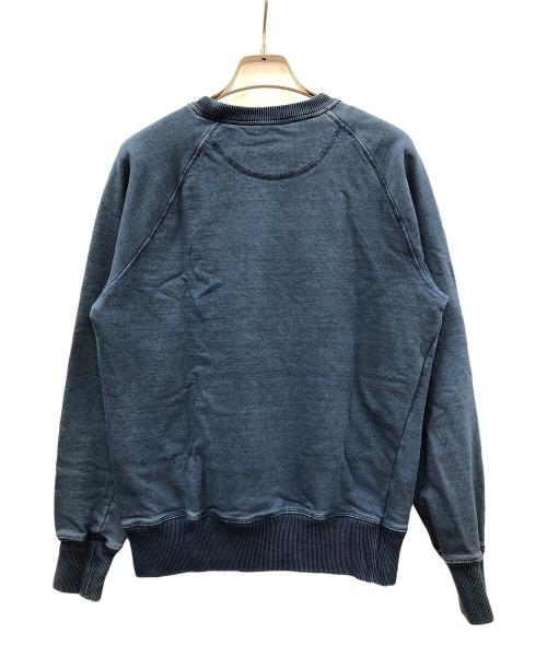 LOUIS VUITTON（ルイ ヴィトン）LOUIS VUITTON (ルイ ヴィトン) ヴィヴィエンヌ刺繍クルーネックスウェット ブルー サイズ:XSの古着・服飾アイテム
