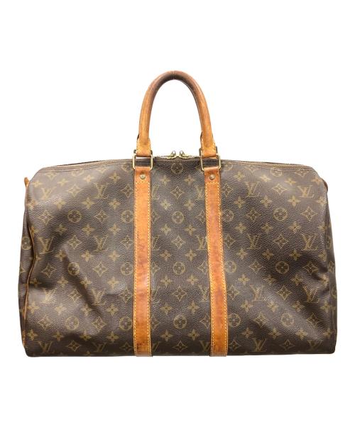 LOUIS VUITTON（ルイ ヴィトン）LOUIS VUITTON (ルイ ヴィトン) トラベルバッグ モノグラム キーポル50 ブラウン サイズ:実寸サイズにてご確認ください。の古着・服飾アイテム