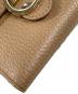 中古・古着 GUCCI (グッチ) 2つ折り財布 インターロッキングG ベージュ サイズ:実寸サイズにてご確認ください。：15000円