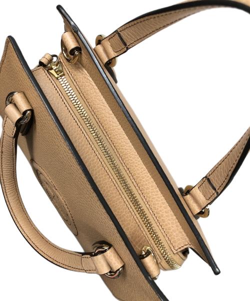 GUCCI（グッチ）GUCCI (グッチ) 2WAYバッグ ハンドバッグ ショルダーバッグ ソーホー インターロッキングG（ジー） ベージュ サイズ:実寸サイズにてご確認ください。の古着・服飾アイテム
