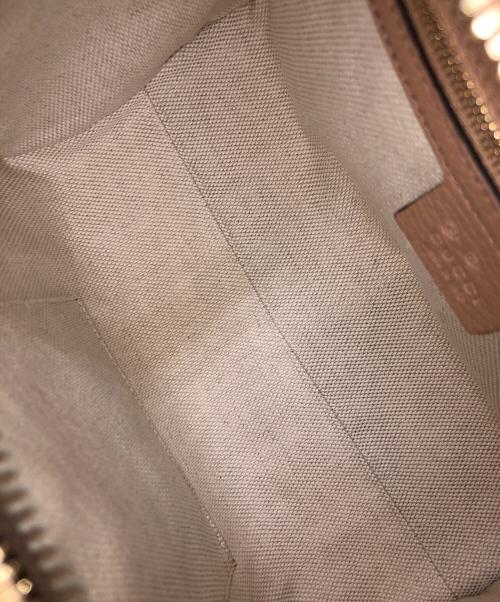 GUCCI（グッチ）GUCCI (グッチ) 2WAYバッグ ハンドバッグ ショルダーバッグ ソーホー インターロッキングG（ジー） ベージュ サイズ:実寸サイズにてご確認ください。の古着・服飾アイテム