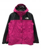 THE NORTH FACEザ ノース フェイス）の古着「マウンテンライトジャケット」｜ショッキングピンク×ブラック