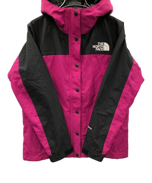 THE NORTH FACE（ザ ノース フェイス）THE NORTH FACE (ザ ノース フェイス) マウンテンライトジャケット ショッキングピンク×ブラック サイズ:Mの古着・服飾アイテム