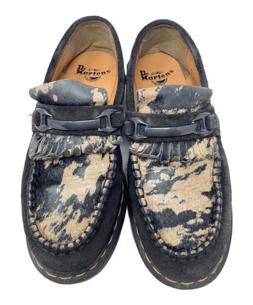 Dr.Martens（ドクターマーチン）Dr.Martens (ドクターマーチン) ローファー ADRIAN SNAFFLE LOAFER（エイドリアン スナッフル ローファー） ブラック×ベージュ サイズ:UK6の古着・服飾アイテム