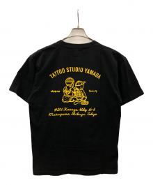 TATTOO STUDIO YAMADA（タトゥースタジオヤマダ）の古着「Tシャツ」｜ブラック