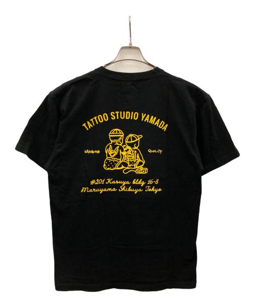TATTOO STUDIO YAMADA（タトゥースタジオヤマダ）TATTOO STUDIO YAMADA (タトゥースタジオヤマダ) Tシャツ ブラック サイズ:XLの古着・服飾アイテム