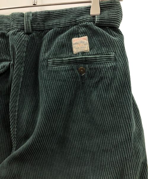 POLO RALPH LAUREN（ポロ・ラルフローレン）POLO RALPH LAUREN (ポロ・ラルフローレン) コーデュロイパンツ POLO CORDS（ポロ コーズ） グリーン サイズ:29/34の古着・服飾アイテム