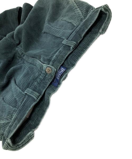 POLO RALPH LAUREN（ポロ・ラルフローレン）POLO RALPH LAUREN (ポロ・ラルフローレン) コーデュロイパンツ POLO CORDS（ポロ コーズ） グリーン サイズ:29/34の古着・服飾アイテム