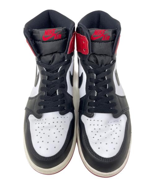 NIKE（ナイキ）NIKE (ナイキ) スニーカー AIR JORDAN 1 RETRO HIGH OG（エアジョーダン1 レトロ ハイ OG） レッド×ホワイト サイズ:27cmの古着・服飾アイテム
