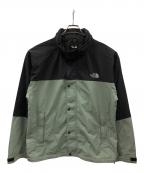 THE NORTH FACEザ ノース フェイス）の古着「ナイロンジャケット ハイドレナウィンドジャケット」｜ブラック×グリーン