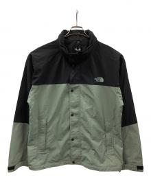 THE NORTH FACE（ザ ノース フェイス）の古着「ナイロンジャケット ハイドレナウィンドジャケット」｜ブラック×グリーン