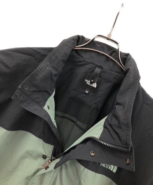 THE NORTH FACE（ザ ノース フェイス）THE NORTH FACE (ザ ノース フェイス) ナイロンジャケット ハイドレナウィンドジャケット ブラック×グリーン サイズ:XLの古着・服飾アイテム
