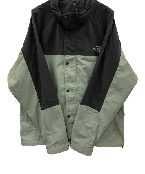 THE NORTH FACE（ザ ノース フェイス）THE NORTH FACE (ザ ノース フェイス) ナイロンジャケット ハイドレナウィンドジャケット ブラック×グリーン サイズ:XLの古着・服飾アイテム