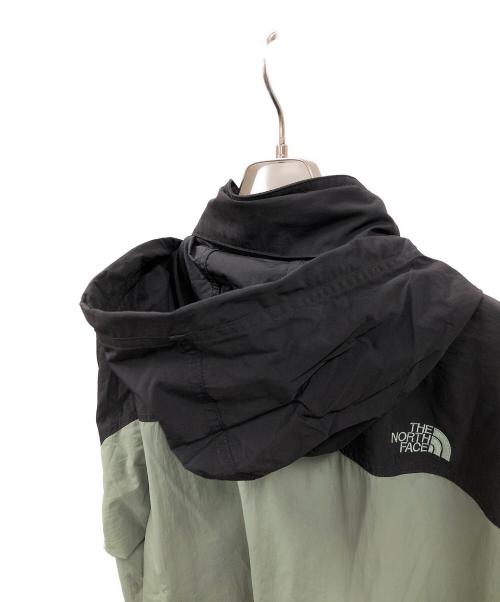 THE NORTH FACE（ザ ノース フェイス）THE NORTH FACE (ザ ノース フェイス) ナイロンジャケット ハイドレナウィンドジャケット ブラック×グリーン サイズ:XLの古着・服飾アイテム