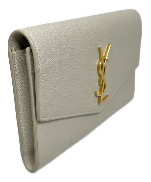 Saint Laurent Paris（サンローランパリ）Saint Laurent Paris (サンローランパリ) ショルダーバッグ アップタウン チェーンウォレット ベージュ サイズ:実寸サイズにてご確認ください。の古着・服飾アイテム