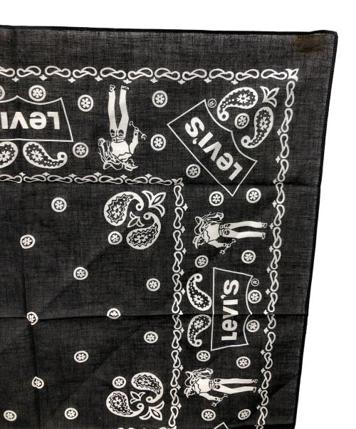 LEVI'S（リーバイス）LEVI'S (リーバイス) バンダナスカーフ サドルマン ブラック サイズ:実寸サイズにてご確認ください。の古着・服飾アイテム