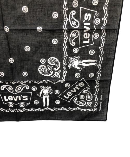 LEVI'S（リーバイス）LEVI'S (リーバイス) バンダナスカーフ サドルマン ブラック サイズ:実寸サイズにてご確認ください。の古着・服飾アイテム