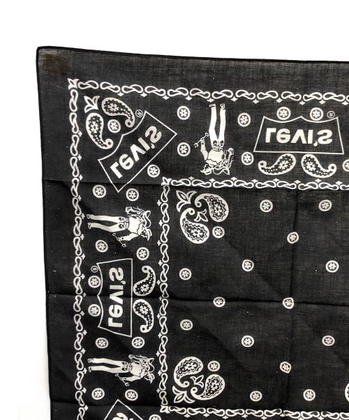 LEVI'S（リーバイス）LEVI'S (リーバイス) バンダナスカーフ サドルマン ブラック サイズ:実寸サイズにてご確認ください。の古着・服飾アイテム