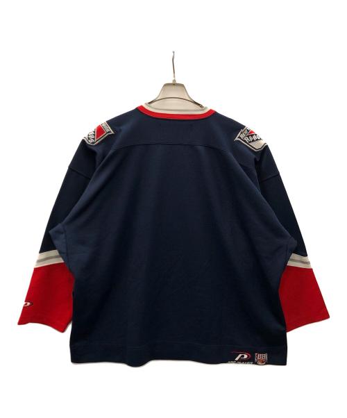 Pro Player（プロ プレイヤー）Pro Player (プロ プレイヤー) ニューヨーク・レンジャーズ ジャージ ネイビー サイズ:XXLの古着・服飾アイテム
