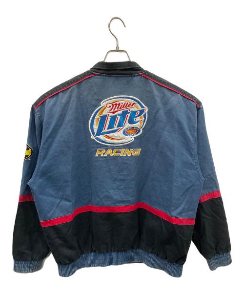 WINNERS CIRCLE（ウィナーズ・サークル）WINNERS CIRCLE (ウィナーズ・サークル) レーシングジャケット miller lite（ミラー ライト） ブルー サイズ:Mの古着・服飾アイテム