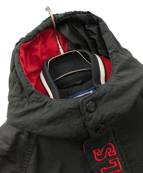 STARTER（スターター）STARTER (スターター) アノラック中綿パーカー 90s BULLS（90年代 ブルズ） ブラック サイズ:Lの古着・服飾アイテム