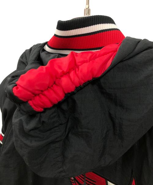 STARTER（スターター）STARTER (スターター) アノラック中綿パーカー 90s BULLS（90年代 ブルズ） ブラック サイズ:Lの古着・服飾アイテム