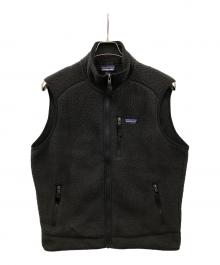 Patagonia（パタゴニア）の古着「フリースベスト レトロパイルベスト」｜ブラック