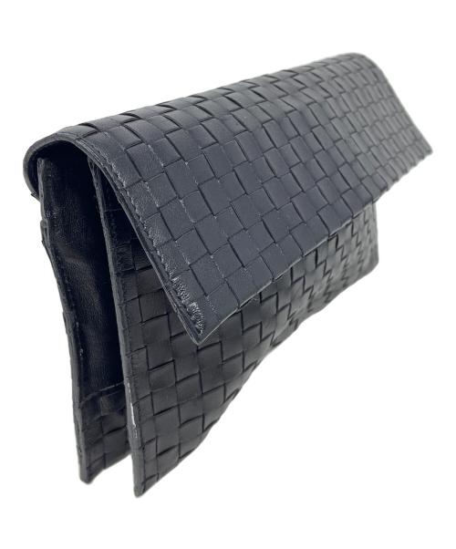 BOTTEGA VENETA（ボッテガベネタ）BOTTEGA VENETA (ボッテガベネタ) クラッチバッグ ブラック サイズ:実寸サイズにてご確認ください。の古着・服飾アイテム