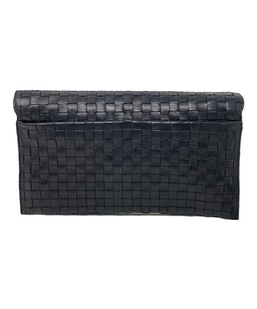 BOTTEGA VENETA（ボッテガベネタ）BOTTEGA VENETA (ボッテガベネタ) クラッチバッグ ブラック サイズ:実寸サイズにてご確認ください。の古着・服飾アイテム