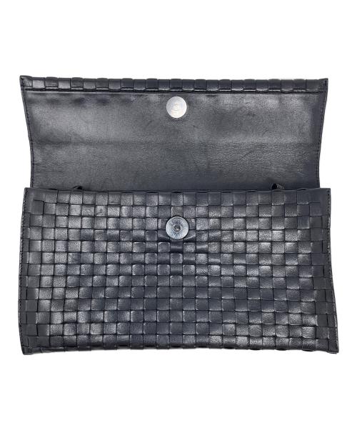 BOTTEGA VENETA（ボッテガベネタ）BOTTEGA VENETA (ボッテガベネタ) クラッチバッグ ブラック サイズ:実寸サイズにてご確認ください。の古着・服飾アイテム