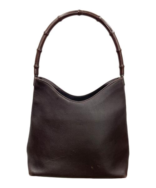 GUCCI（グッチ）GUCCI (グッチ) ワンショルダーバッグ バンブー ブラウン サイズ:実寸サイズにてご確認ください。の古着・服飾アイテム