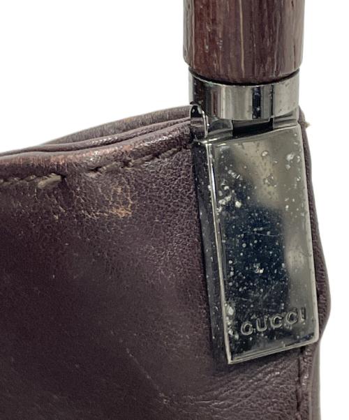 GUCCI（グッチ）GUCCI (グッチ) ワンショルダーバッグ バンブー ブラウン サイズ:実寸サイズにてご確認ください。の古着・服飾アイテム