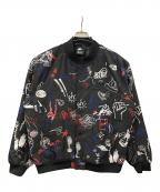NIKEナイキ）の古着「中綿ジャケット NSP BOMBER JACKET（エヌエスピー ボンバー ジャケット）」｜ブラック