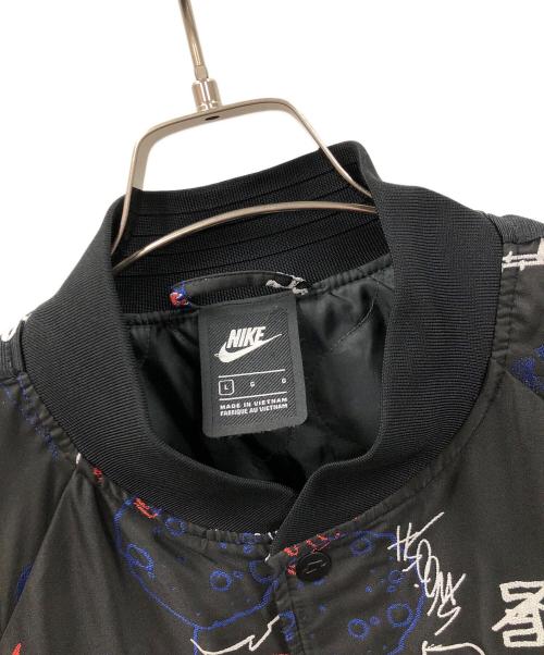 NIKE（ナイキ）NIKE (ナイキ) 中綿ジャケット NSP BOMBER JACKET（エヌエスピー ボンバー ジャケット） ブラック サイズ:Lの古着・服飾アイテム