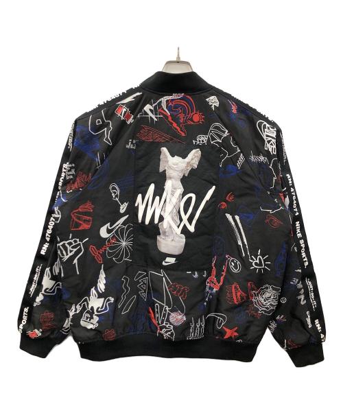NIKE（ナイキ）NIKE (ナイキ) 中綿ジャケット NSP BOMBER JACKET（エヌエスピー ボンバー ジャケット） ブラック サイズ:Lの古着・服飾アイテム