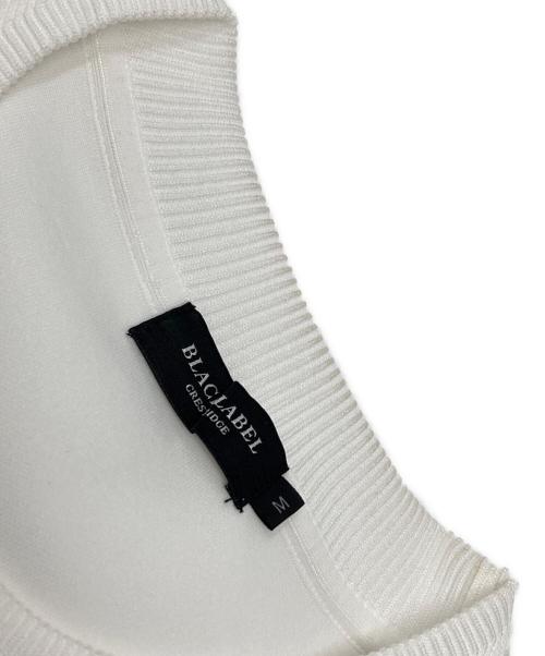 BLACK LABEL CRESTBRIDGE（ブラックレーベル クレストブリッジ）BLACK LABEL CRESTBRIDGE (ブラックレーベル クレストブリッジ) スウェット ホワイト サイズ:Mの古着・服飾アイテム