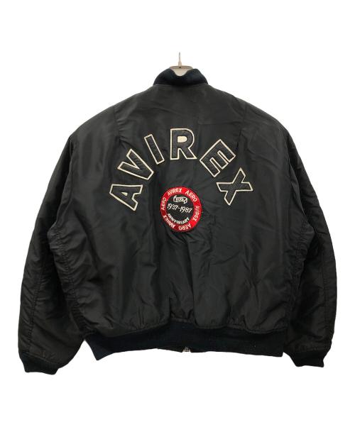 AVIREX（アヴィレックス）AVIREX (アヴィレックス) MA-1ジャケット ブラック サイズ:Lの古着・服飾アイテム