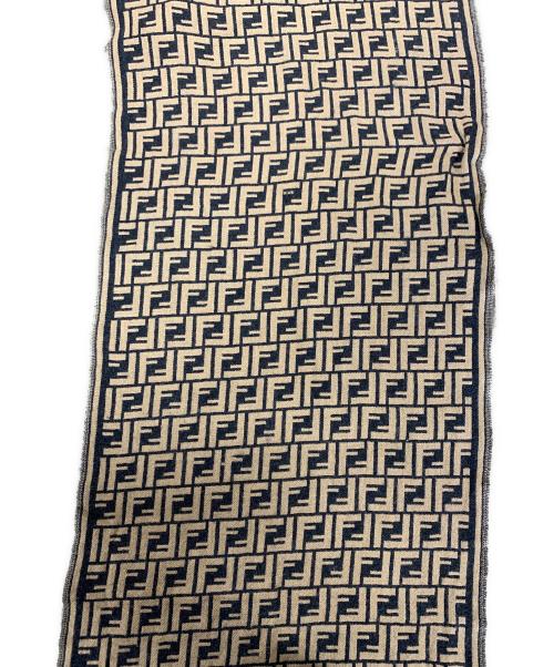 FENDI（フェンディ）FENDI (フェンディ) マフラー ベージュ サイズ:実寸サイズをご確認ください。の古着・服飾アイテム