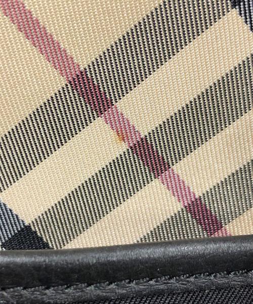 BURBERRY（バーバリー）BURBERRY (バーバリー) トートバッグ ベージュ×ブラック サイズ:実寸サイズにてご確認ください。の古着・服飾アイテム