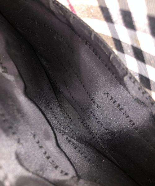 BURBERRY（バーバリー）BURBERRY (バーバリー) トートバッグ ベージュ×ブラック サイズ:実寸サイズにてご確認ください。の古着・服飾アイテム