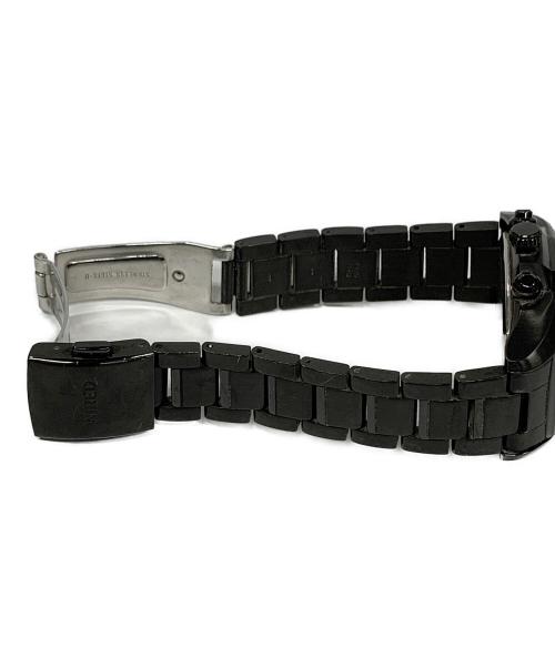 SEIKO（セイコー）SEIKO (セイコー) 腕時計 クロノグラフ ブラック×パープル サイズ:実寸サイズにてご確認ください。の古着・服飾アイテム