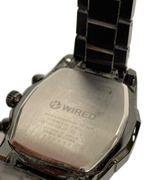 SEIKO（セイコー）SEIKO (セイコー) 腕時計 クロノグラフ ブラック×パープル サイズ:実寸サイズにてご確認ください。の古着・服飾アイテム