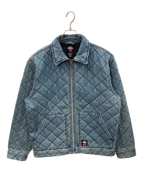 Dickies（ディッキーズ）Dickies (ディッキーズ) SUPREME (シュプリーム) キルティングデニムジャケット Quilted Denim Work Jacket（キルテッド デニム ワーク ジャケット） ブルー サイズ:Mの古着・服飾アイテム