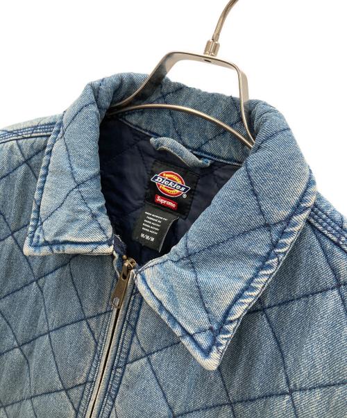 Dickies（ディッキーズ）Dickies (ディッキーズ) SUPREME (シュプリーム) キルティングデニムジャケット Quilted Denim Work Jacket（キルテッド デニム ワーク ジャケット） ブルー サイズ:Mの古着・服飾アイテム