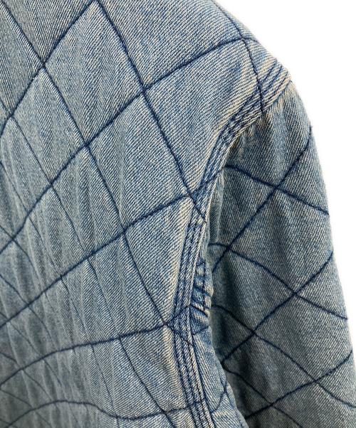 Dickies（ディッキーズ）Dickies (ディッキーズ) SUPREME (シュプリーム) キルティングデニムジャケット Quilted Denim Work Jacket（キルテッド デニム ワーク ジャケット） ブルー サイズ:Mの古着・服飾アイテム